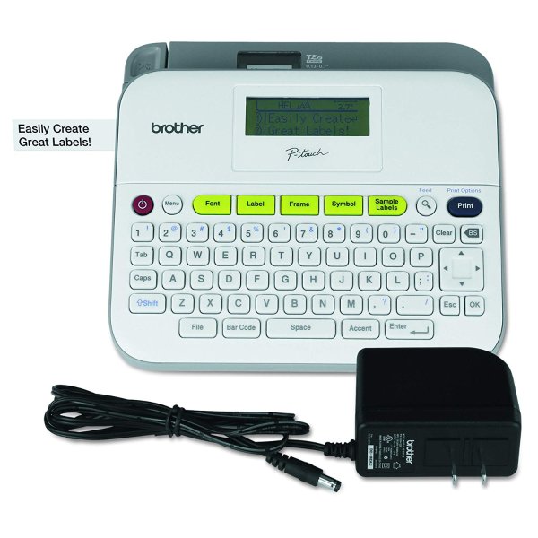 Brother P-touch PTD400AD 全键盘多行标签打印机
