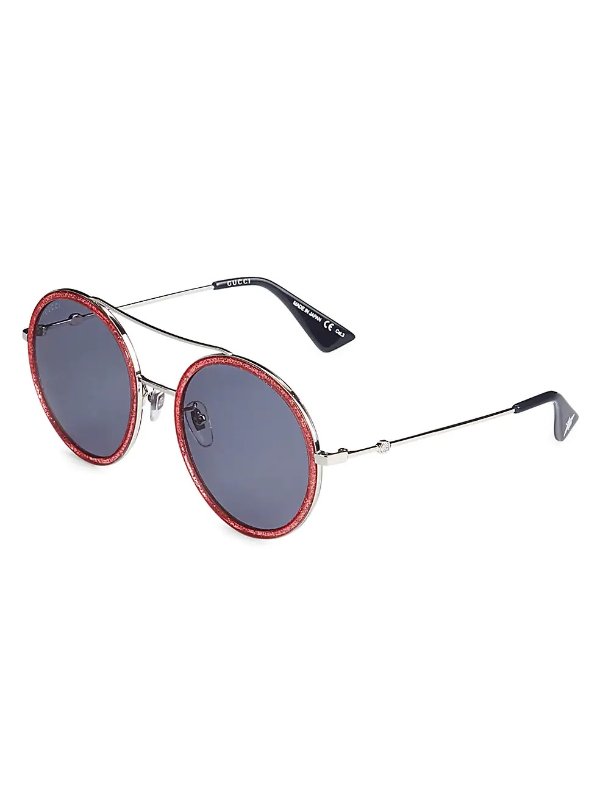 56MM Round Sunglasses