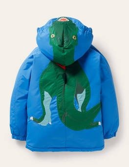 小童恐龙抓绒防水保暖外套
