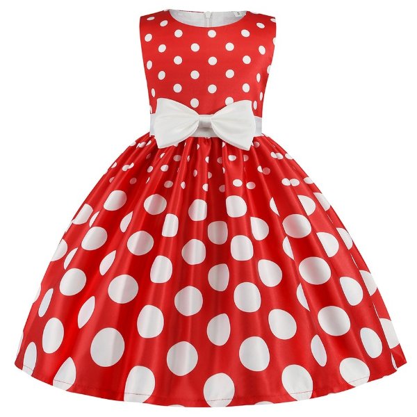 Sweet Polka Dots Party Dress