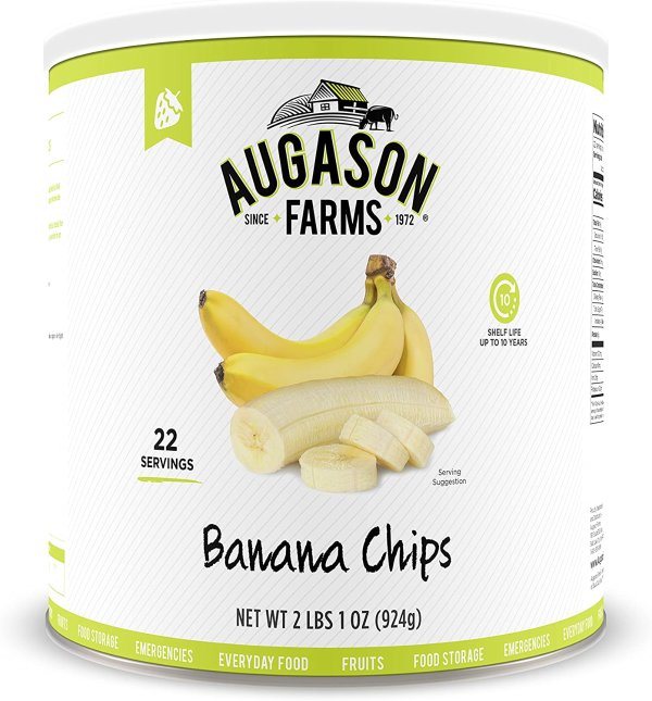 Augason Farms 香蕉片 2lb1oz