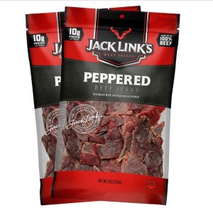 Jack Link’s Beef Jerky, Peppered, (2) 9 oz. Bags