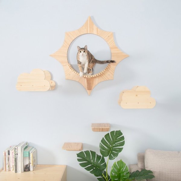 MYZOO Solar Wall Mounted Cat Shelf - Chewy.com