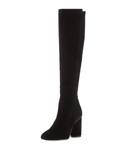 Eloise 95mm Suede Knee Boots