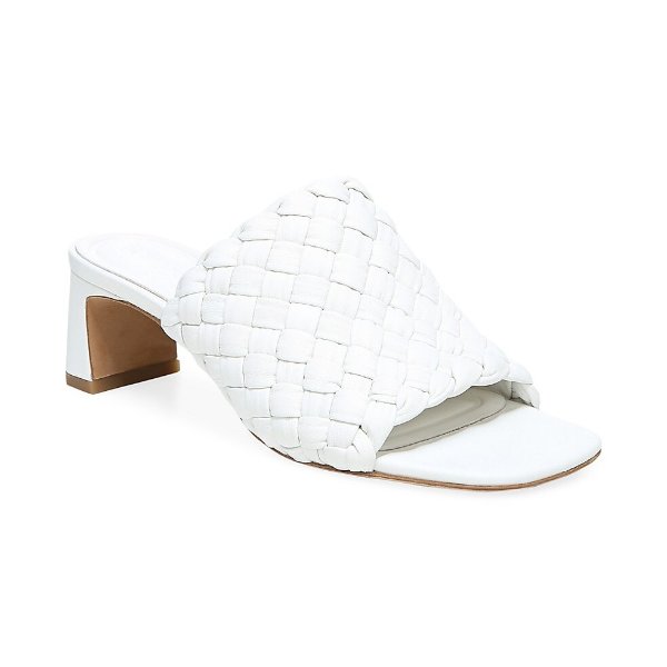 Penley Woven Leather Mules