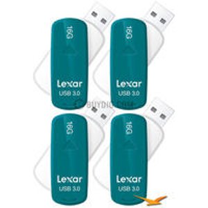 4 Pack of Lexar 16 GB JumpDrive S33 USB 3.0 Flash Drive