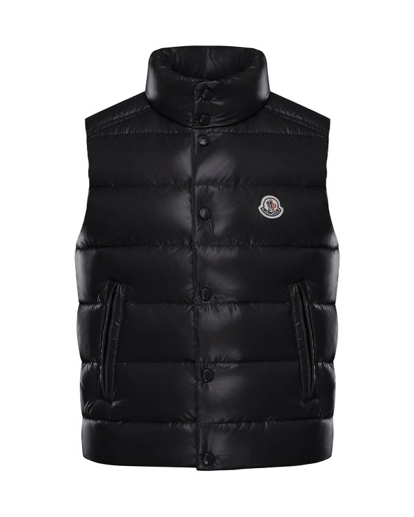 Quilted Nylon Snap-Front Puffer Vest, Size 8-14
