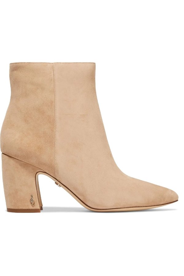 Hilty suede ankle boots