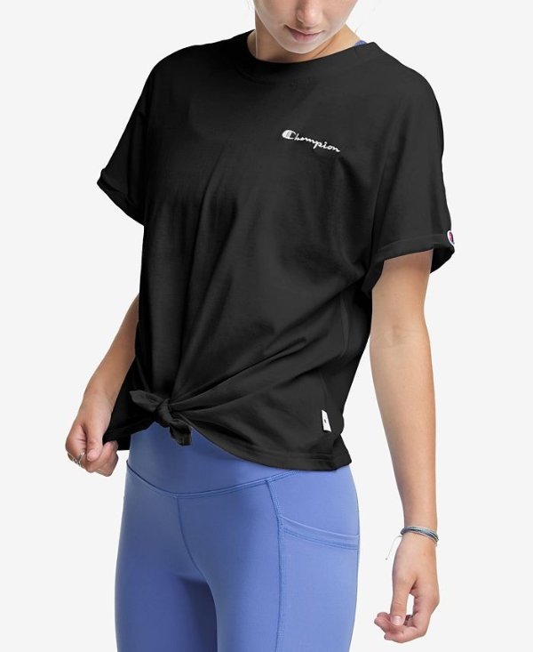 Women's Active Tie-Front T-Shirt
