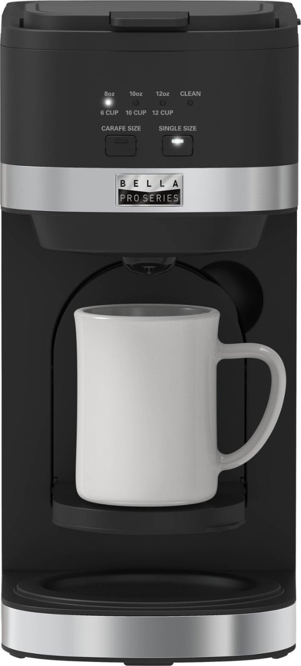 Bella Pro Series 12-Cup Coffee Maker Combo