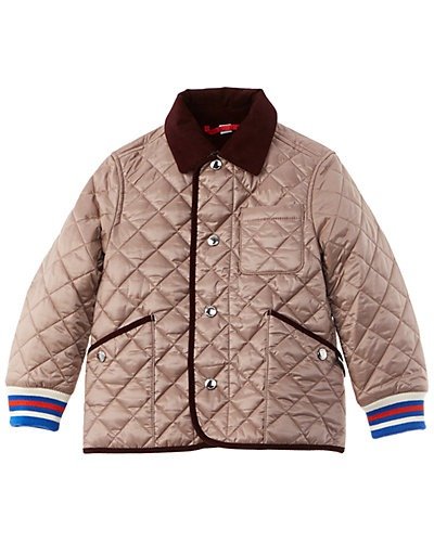 Burberry Corduroy Diamond Quilted Jacket