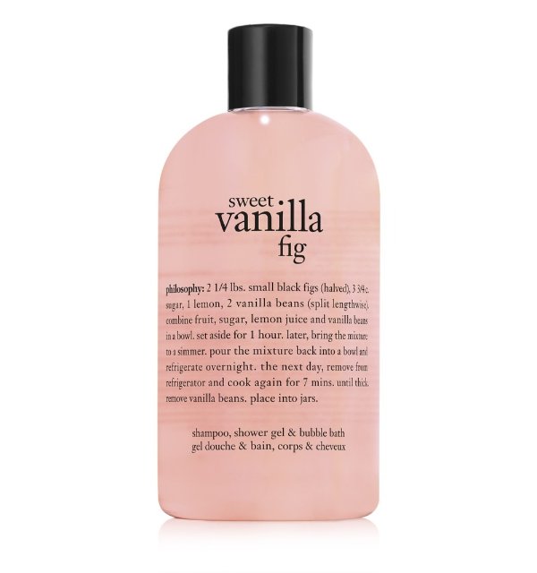 sweet vanilla fig shower gel