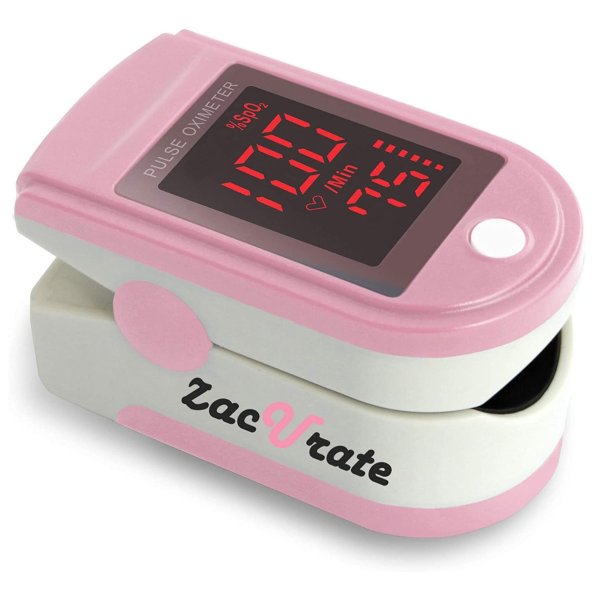 Pro Series 500DL Fingertip Pulse Oximeter and Blood Oxygen Saturation Monitor (Blushing Pink)