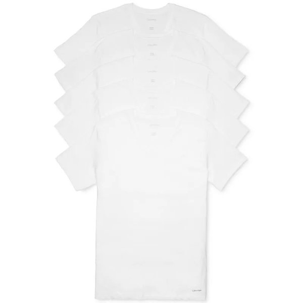 Men's 5-Pk. Cotton Classics V-Neck Undershirts, Created for Macy's