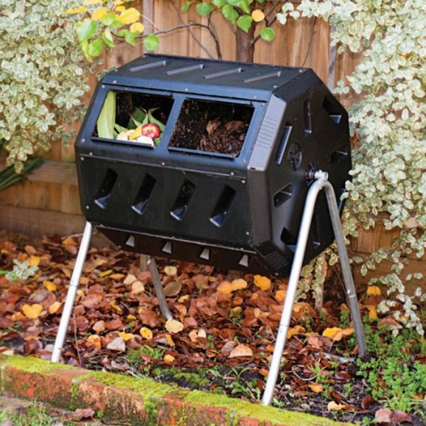 Forest City Yimby Compost Tumbler with Two Chambers