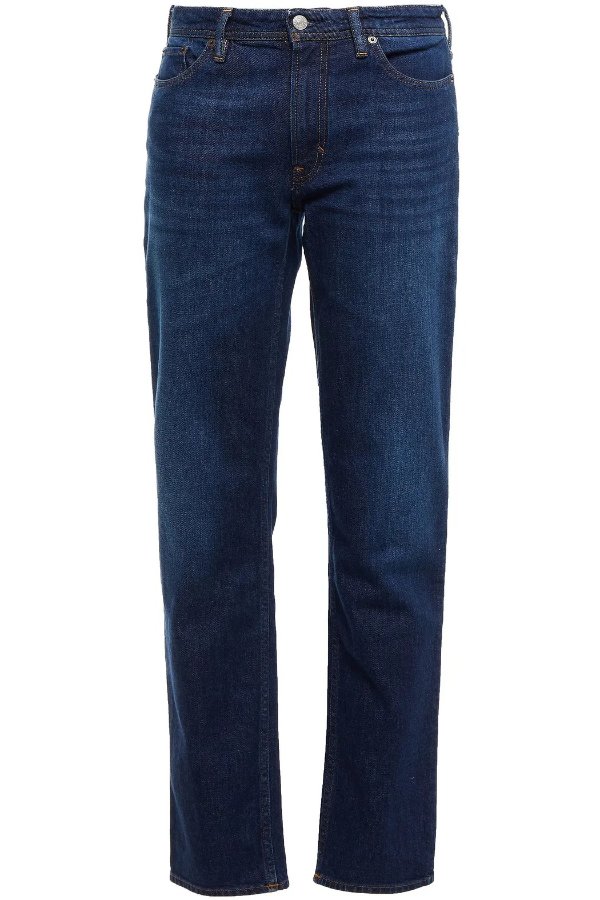 Mid-rise slim-leg jeans