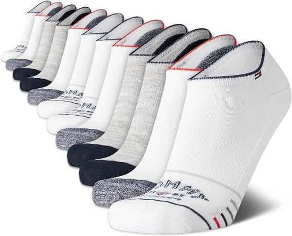Men's Athletic Socks - Cushion No Show Socks (12 Pack)