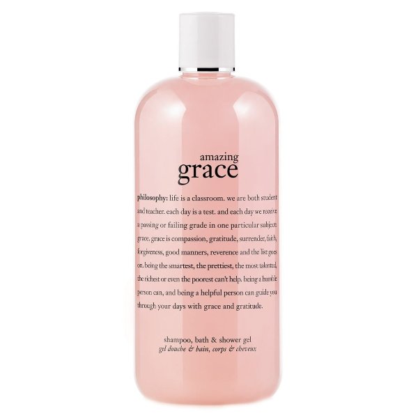 amazing grace' shampoo, bath & shower gel