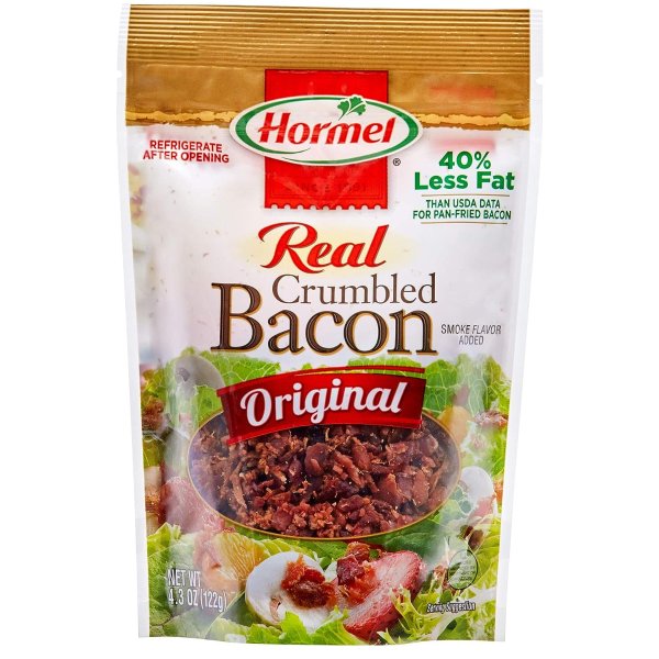 Real Bacon Crumble Topping, 4.3 Oz Pouch