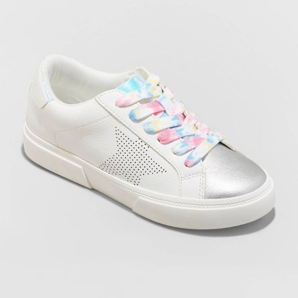 Girls' Talia Lace-Up Sneakers - art class™ White