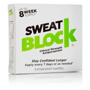 SweatBlock 医用级强效止汗贴 8片装
