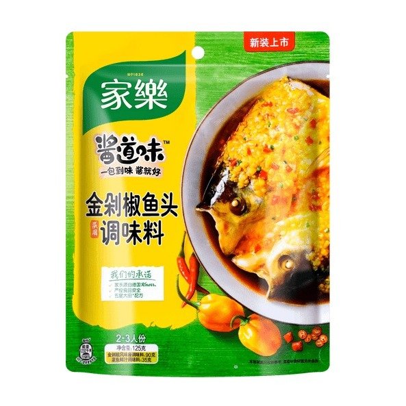 家乐 金剁椒鱼头菜用调味料 125g
