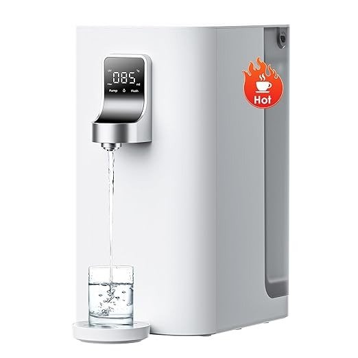 K19-H Countertop Reverse Osmosis System,   Water Dispenser, 4 Stage Reverse Osmosis Water Filter Countertop, 3:1 Pure to Drain, 4 Temperature Options, No Installation