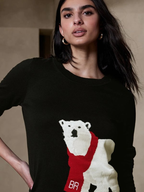 Factory - productPolar Bear Intarsia Sweater
