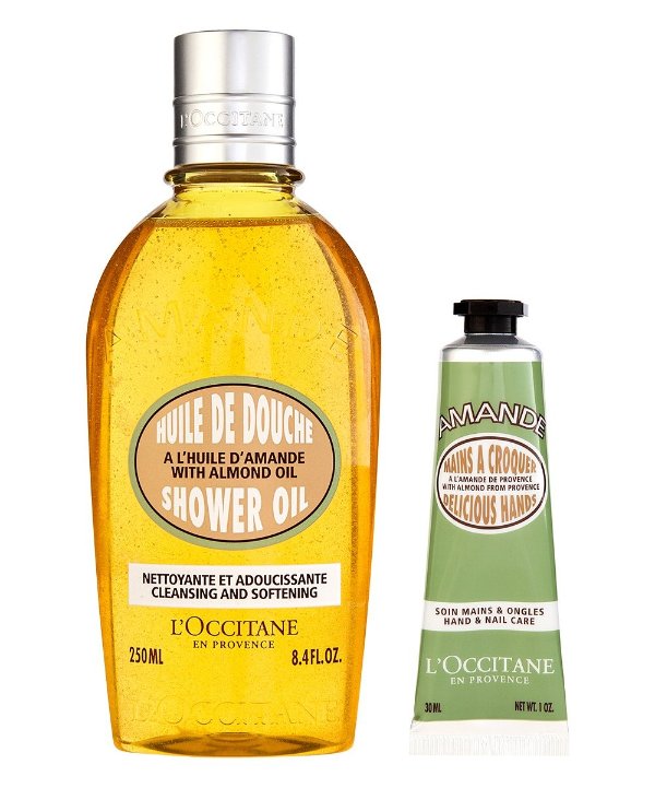 Almond Shower Oil & Delicious Hands Cream Set