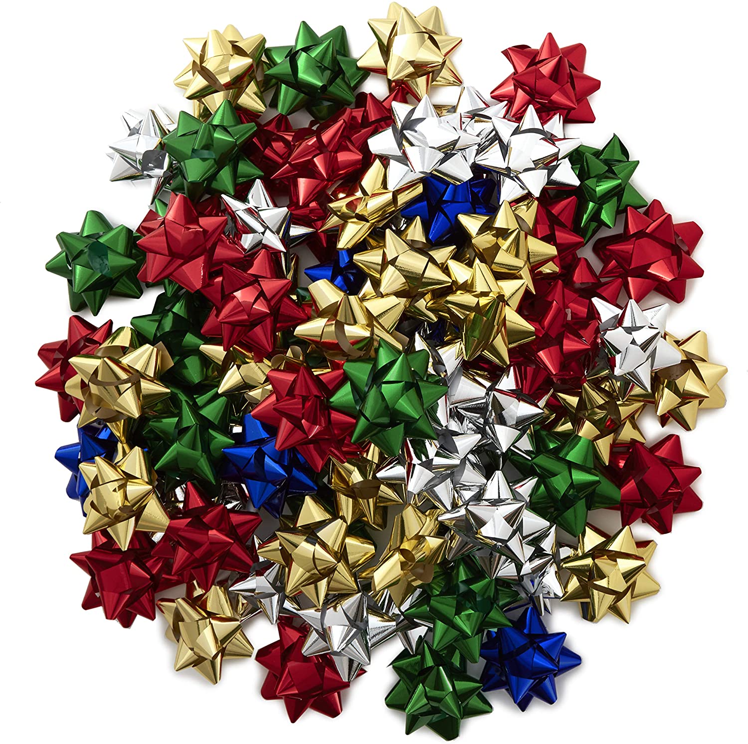 Hallmark假日3“弓组合（75弓；传统的节日颜色），用于圣诞节礼物