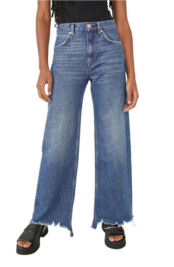 Straight Up Baggy Flare Jeans