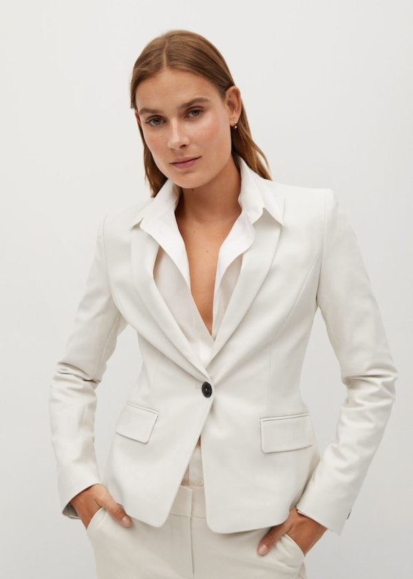Structured suit blazer - Women | Mango USA