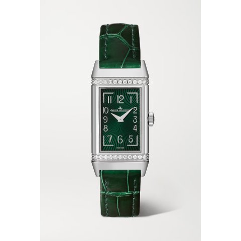 Reverso One 鳄鱼皮钻石腕表