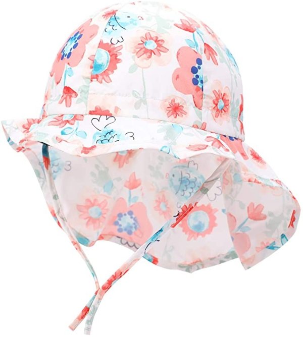 Mini eggs Baby Sun Hat UPF 50+ Quick Dry Sun Protection Baby Toddler Beach Hats for Baby Girl Boy Kids 0M-5T