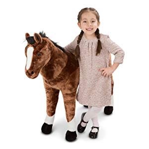 Melissa & Doug Giant Horse - Lifelike Stuffed Animal (nearly 3 feet tall)