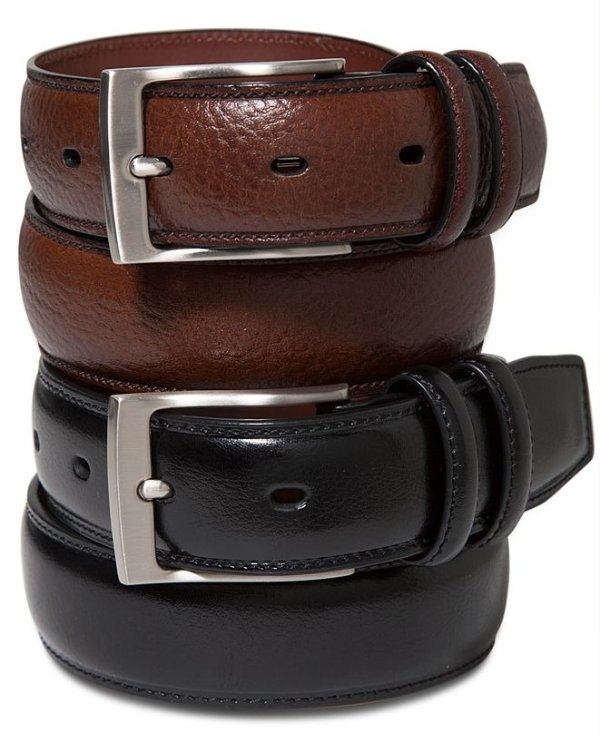 Portfolio Men's Leather Belt