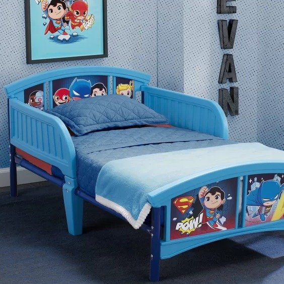 DC Super Friends Plastic Toddler Bed