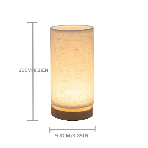 1pc Warm And Simple Solid Wood Led Table Lamp Chinese Style Bedside Lamp Table Lamp For Bedrooms And Living Rooms | Shop The Latest Trends | Temu