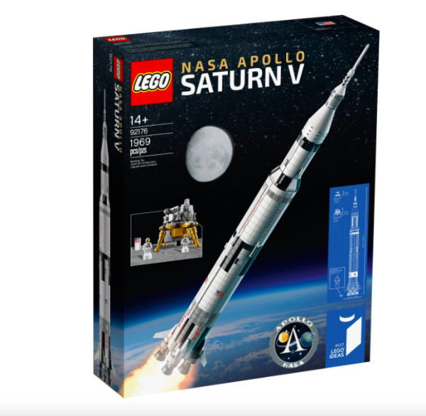 LEGO NASA阿波罗土星5号 92176，复刻新品，实物一米高