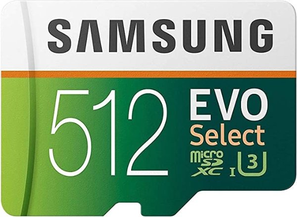 EVO Select 512GB microSDXC UHS-I U3 闪存卡