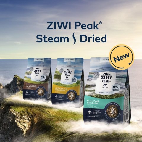 3 flavorNew！ZIWI Peak Steam & Dried Pet Food
