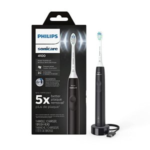 Philips需点击$5优惠券Sonicare 4100 电动牙刷 黑色