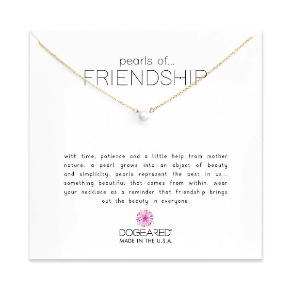 pearls of friendship small white pearl necklace