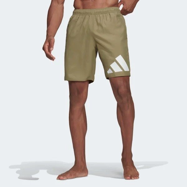 Classic-Length Logo Swim Shorts 男款运动沙滩裤