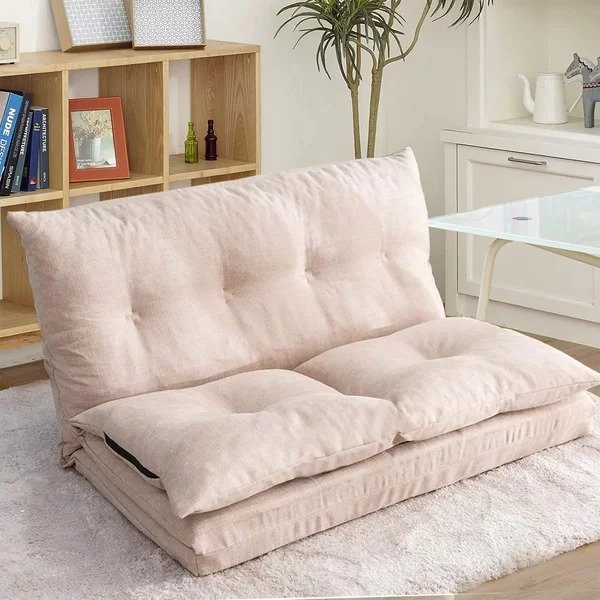 Adjustable Fabric Folding Chaise Lounge Sofa Chair Floor CouchAdjustable Fabric Folding Chaise Lounge Sofa Chair Floor CouchRatings & ReviewsMore to Explore