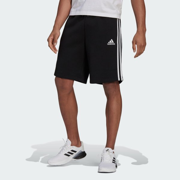 Essentials Fleece 3-Stripes Shorts Men's