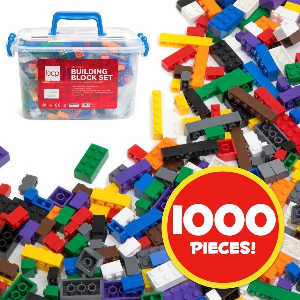 颗粒块搭建玩具1000块