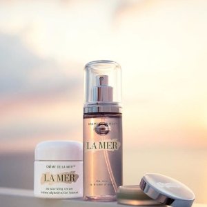 with $100+ online purchase @ La Mer