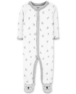 Baby Boys & Girls Koala-Print Footed Cotton Coveall