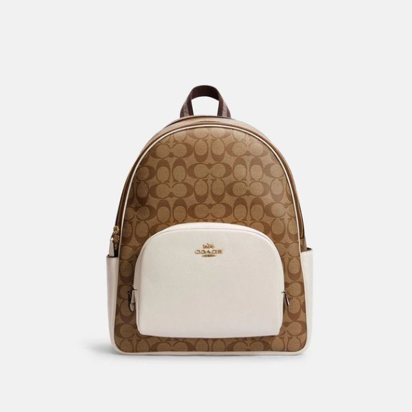 large court backpack in signature canvas
